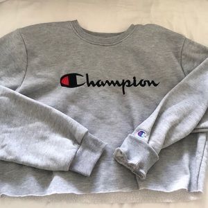 Champion cropped sweatshirt crewneck